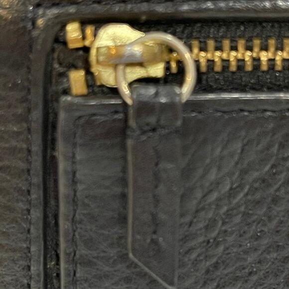 Fossil Sydney Leather Appliqué Zip Around Wallet No Tassel Charm - Picture 4 of 6